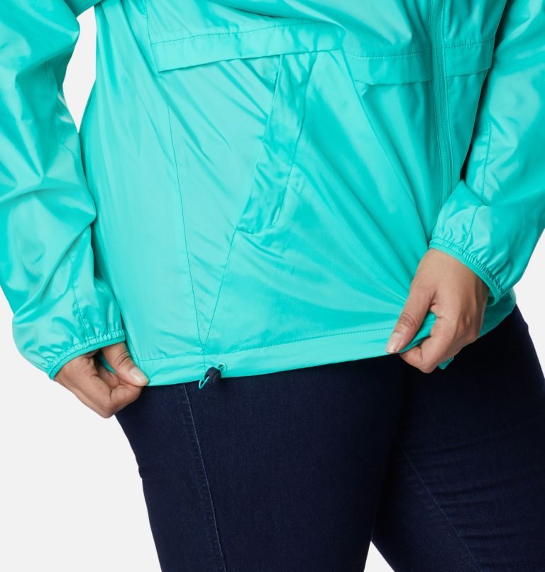 Jacheta Columbia Alpine Chill Windbreaker Dama Turcoaz | Plus Size ST09ZS8Q7